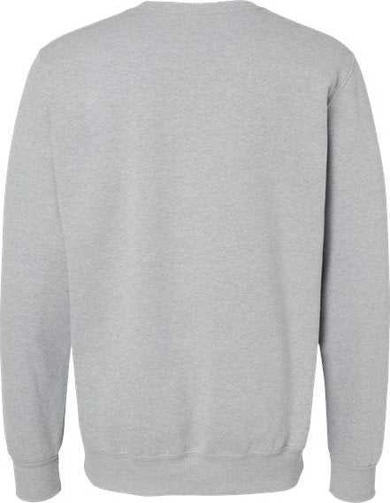 Jerzees 701MR Eco Premium Blend Ringspun Crewneck Sweatshirt - Frost Grey Heather - HIT a Double - 2