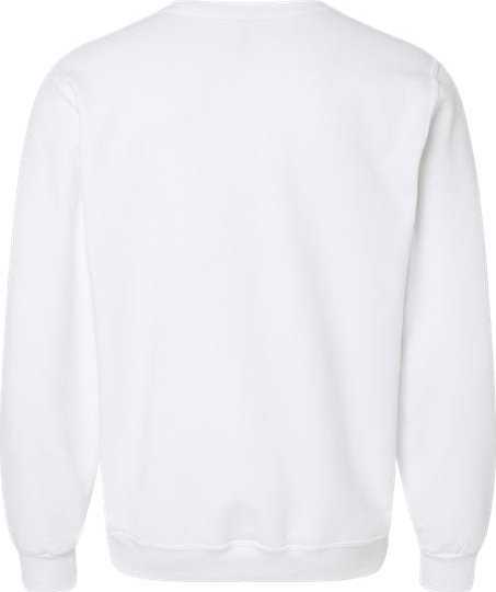 Jerzees 701MR Eco Premium Blend Ringspun Crewneck Sweatshirt - White - HIT a Double - 2