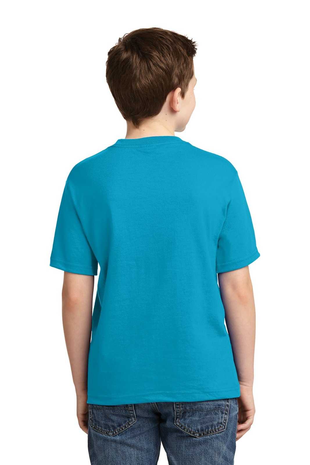 Jerzees 29B Youth Dri-Power 50/50 Cotton/Poly T-Shirt - California Blue - HIT a Double