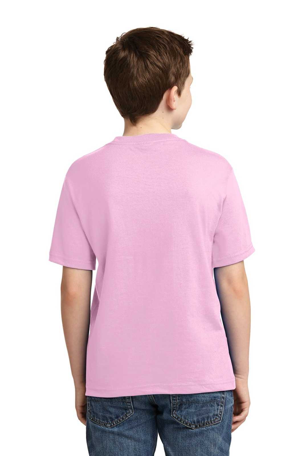 Jerzees 29B Youth Dri-Power 50/50 Cotton/Poly T-Shirt - Classic Pink - HIT a Double