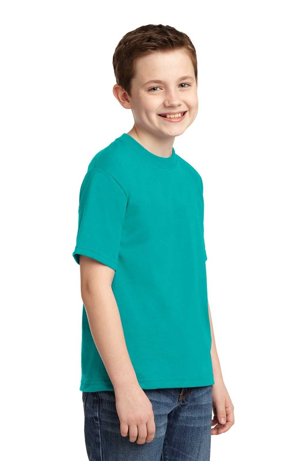 Jerzees 29B Youth Dri-Power 50/50 Cotton/Poly T-Shirt - Jade - HIT a Double