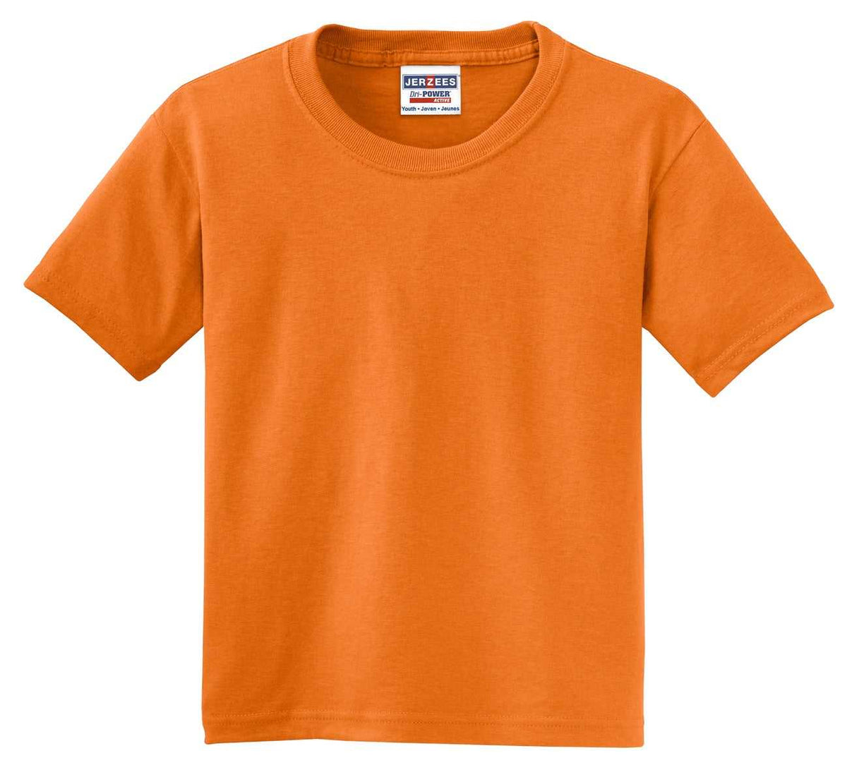 Jerzees 29B Youth Dri-Power 50/50 Cotton/Poly T-Shirt - Tennessee Orange - HIT a Double