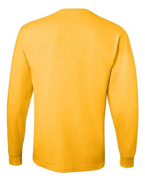 Jerzees 29LSR Dri-Power Long Sleeve 50 50 T-Shirt - Island Yellow - HIT a Double