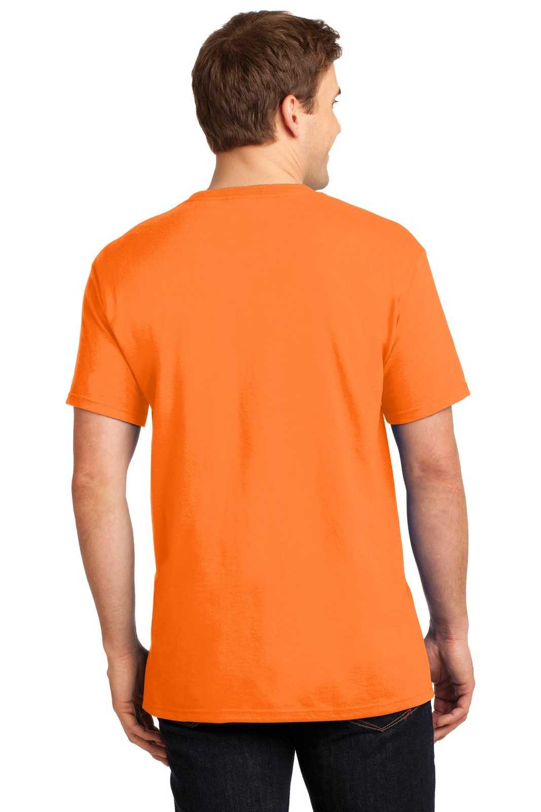 Jerzees 29MP Dri-Power 50/50 Cotton/Poly Pocket T-Shirt - Safety Orange - HIT a Double