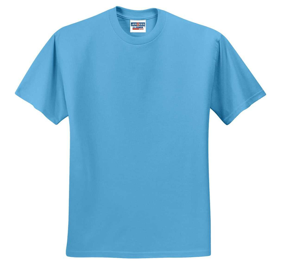 Jerzees 29M Dri-Power Active 50/50 Cotton/Poly T-Shirt - Aquatic Blue - HIT a Double