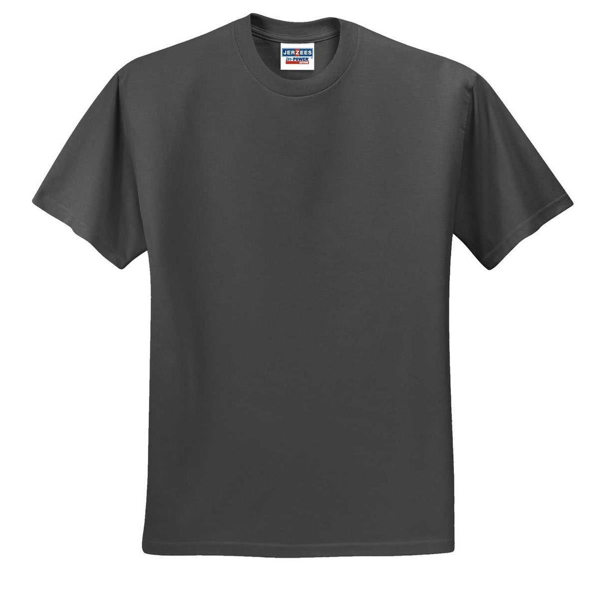 Jerzees 29M Dri-Power Active 50/50 Cotton/Poly T-Shirt - Charcoal Gray - HIT a Double