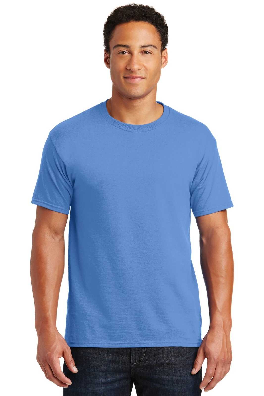 Jerzees 29M Dri-Power Active 50/50 Cotton/Poly T-Shirt - Columbia Blue - HIT a Double