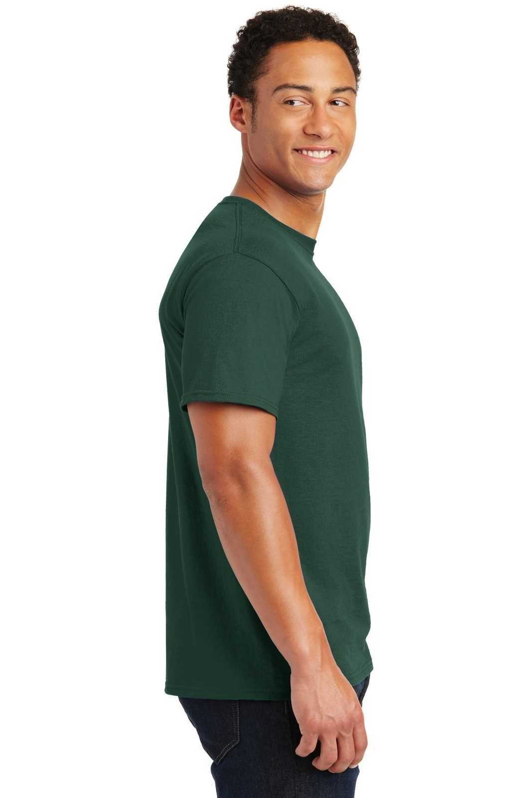 Jerzees 29M Dri-Power Active 50/50 Cotton/Poly T-Shirt - Forest Green - HIT a Double