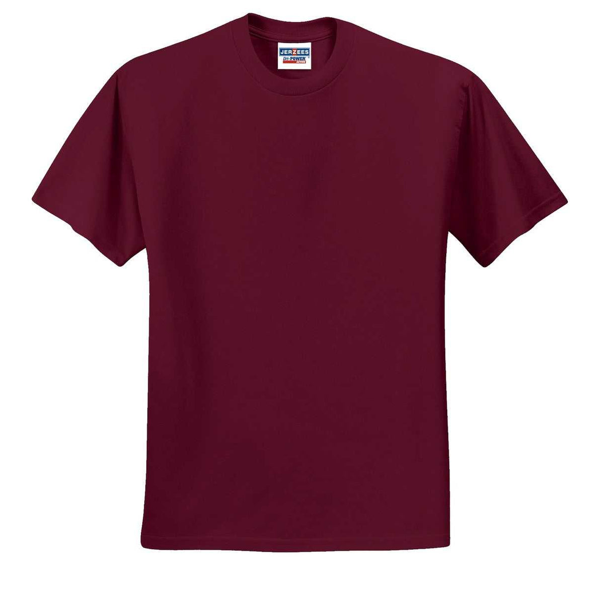 Jerzees 29M Dri-Power Active 50/50 Cotton/Poly T-Shirt - Maroon - HIT a Double