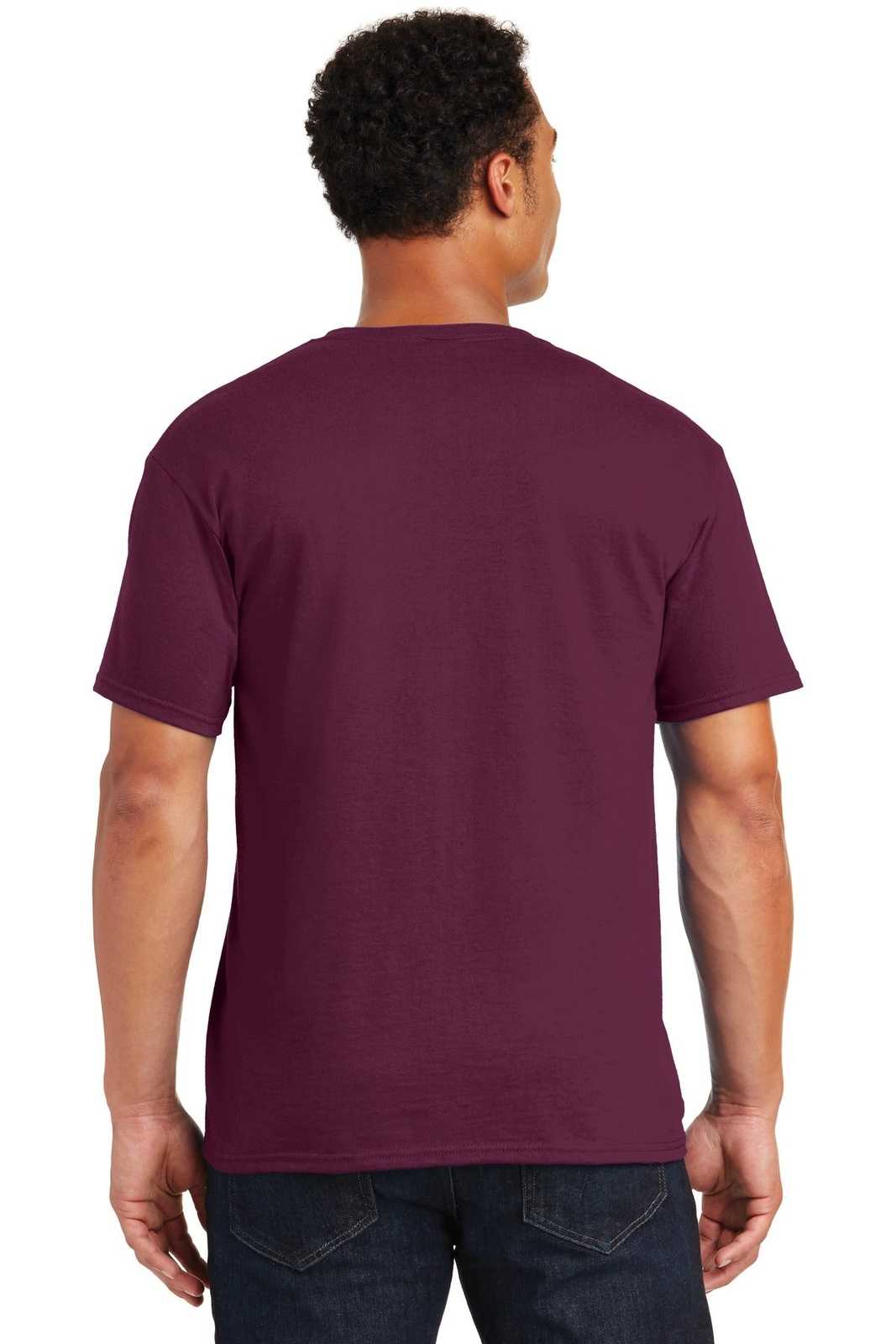 Jerzees 29M Dri-Power Active 50/50 Cotton/Poly T-Shirt - Maroon - HIT a Double