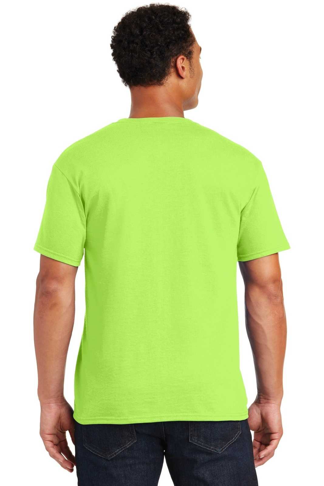 Jerzees 29M Dri-Power Active 50/50 Cotton/Poly T-Shirt - Neon Green - HIT a Double
