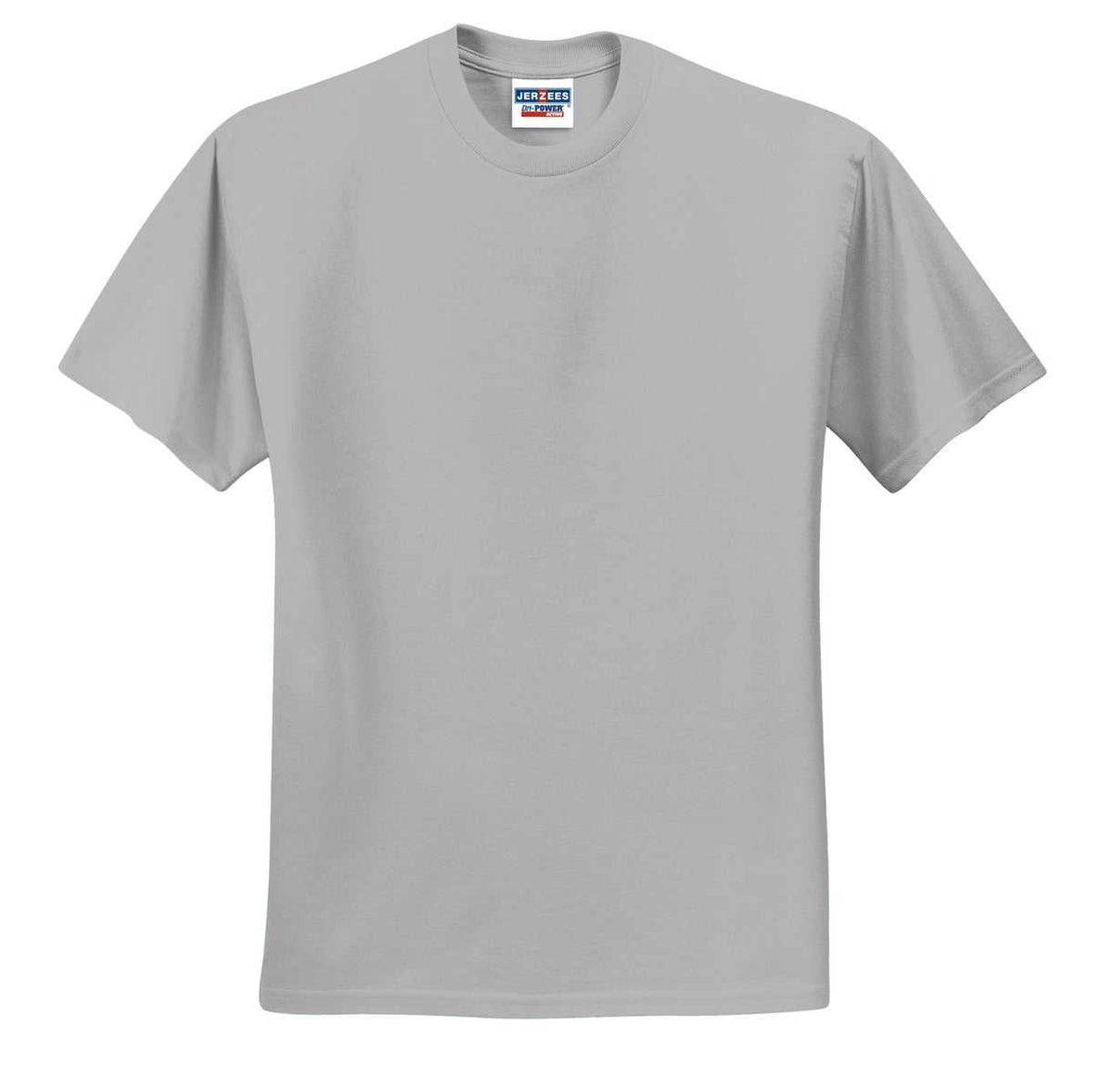 Jerzees 29M Dri-Power Active 50/50 Cotton/Poly T-Shirt - Silver - HIT a Double