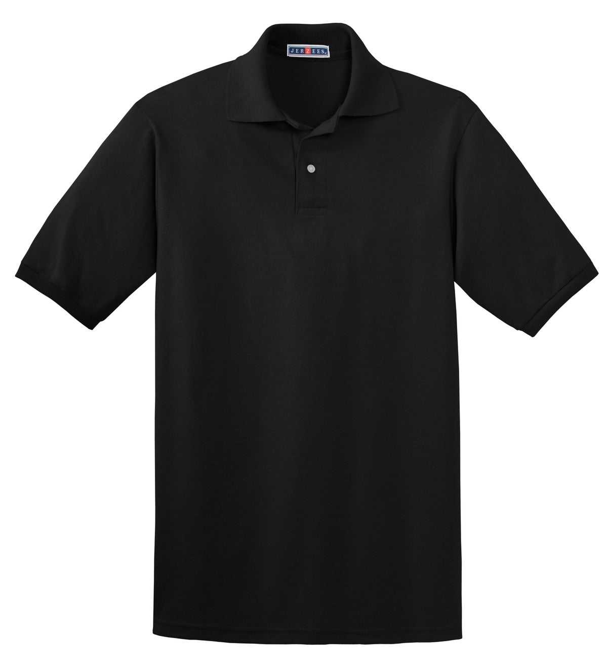 Jerzees 437M Spotshield 56-Ounce Jersey Knit Sport Shirt - Black - HIT a Double