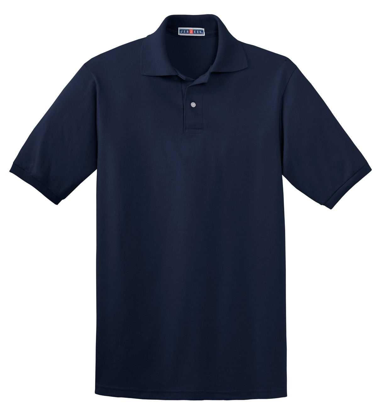 Jerzees 437M Spotshield 56-Ounce Jersey Knit Sport Shirt - Navy - HIT a Double