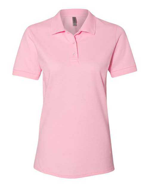 Jerzees 443W Women&#39;s 100% Ringspun Cotton Piqu Polo - Classic Pink - HIT a Double