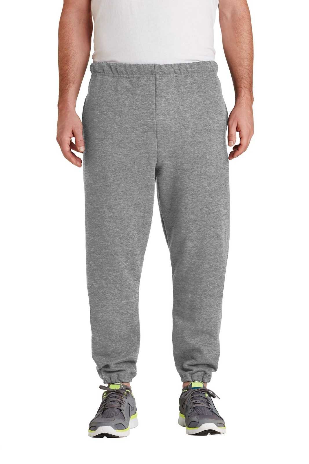 Jerzees 4850MP Super Sweats Nublend Sweatpant with Pockets - Oxford - HIT a Double