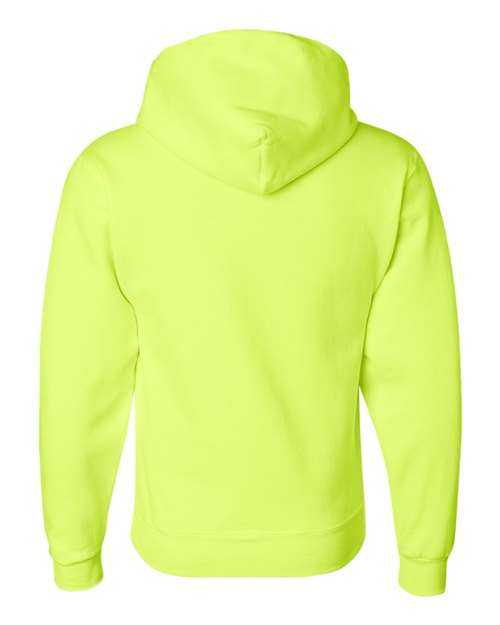 Jerzees 4997MR Super Sweats NuBlend Hooded Sweatshirt - Safety Green - HIT a Double