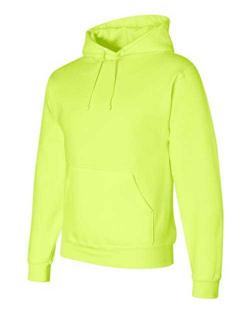 Jerzees 4997MR Super Sweats NuBlend Hooded Sweatshirt - Safety Green - HIT a Double