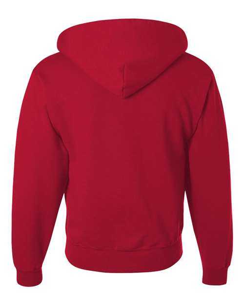 Jerzees 4999MR Super Sweats NuBlend Full-Zip Hooded Sweatshirt - True Red - HIT a Double