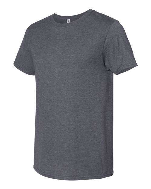 Jerzees 560MR Premium Blend Ringspun Crewneck T-Shirt - Charcoal Heather - HIT a Double