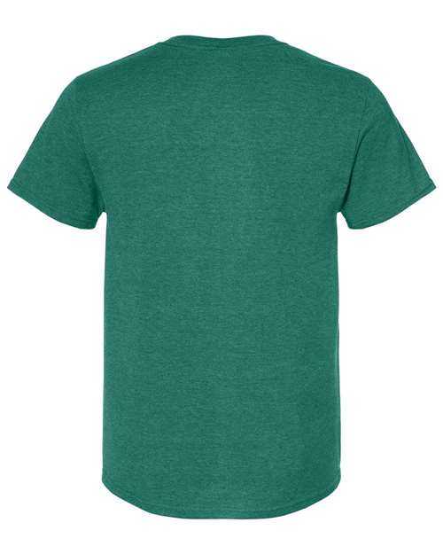 Jerzees 560MR Premium Blend Ringspun Crewneck T-Shirt - Military Green Heather - HIT a Double