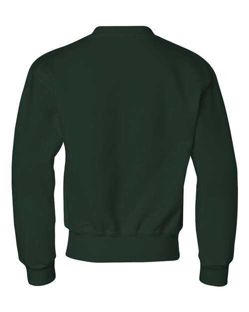 Jerzees 562BR NuBlend Youth Crewneck Sweatshirt - Forest Green - HIT a Double