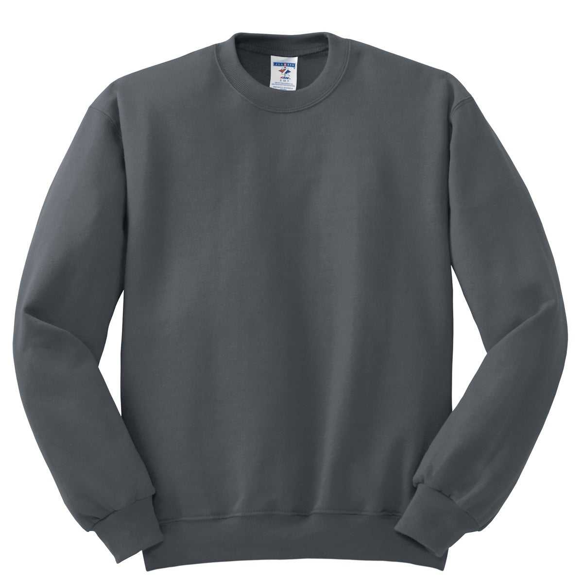 Jerzees 562M NuBlend Crewneck Sweatshirt - Charcoal Gray - HIT a Double