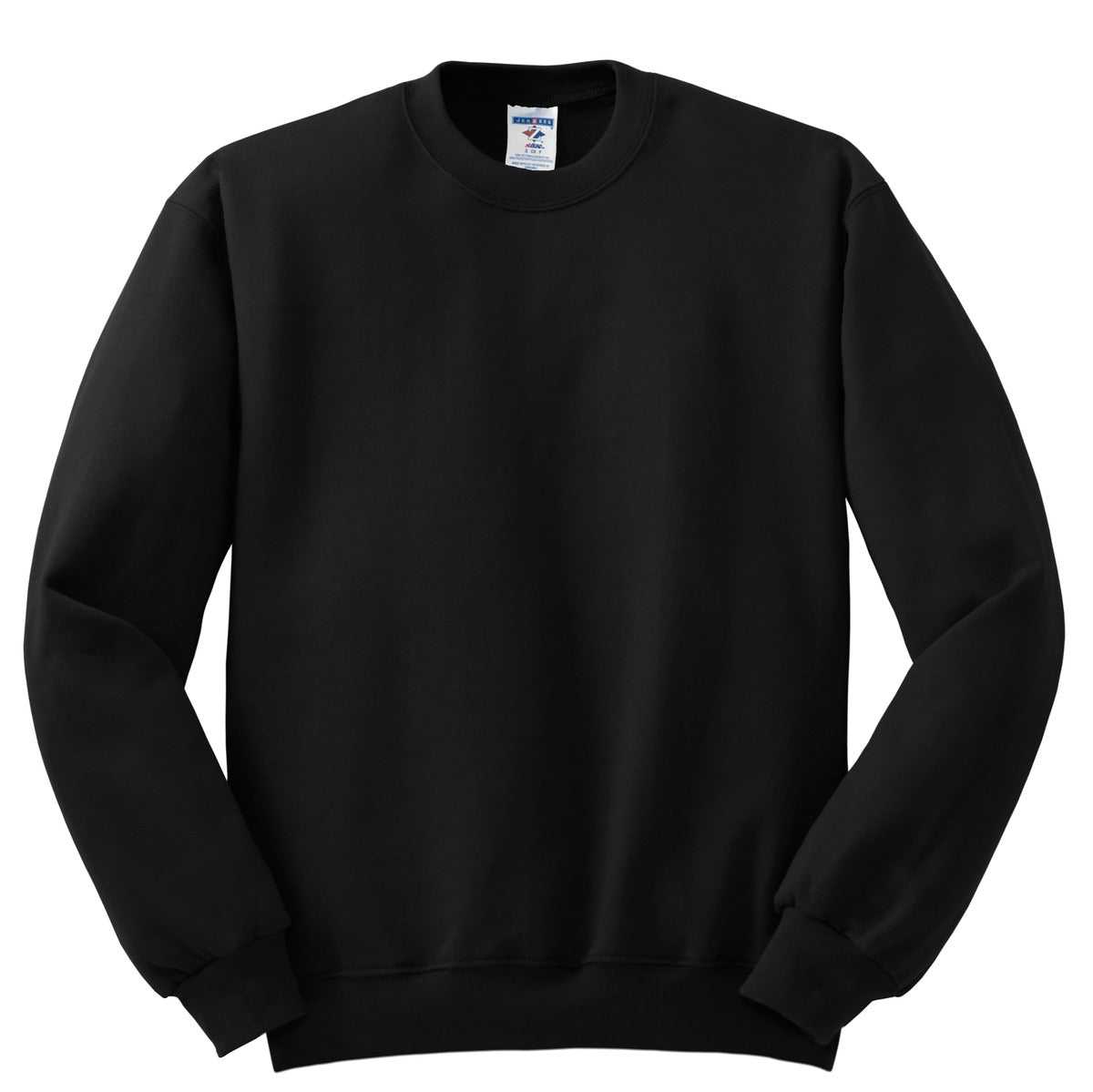 Jerzees 562M Nublend Crewneck Sweatshirt - Black - HIT a Double