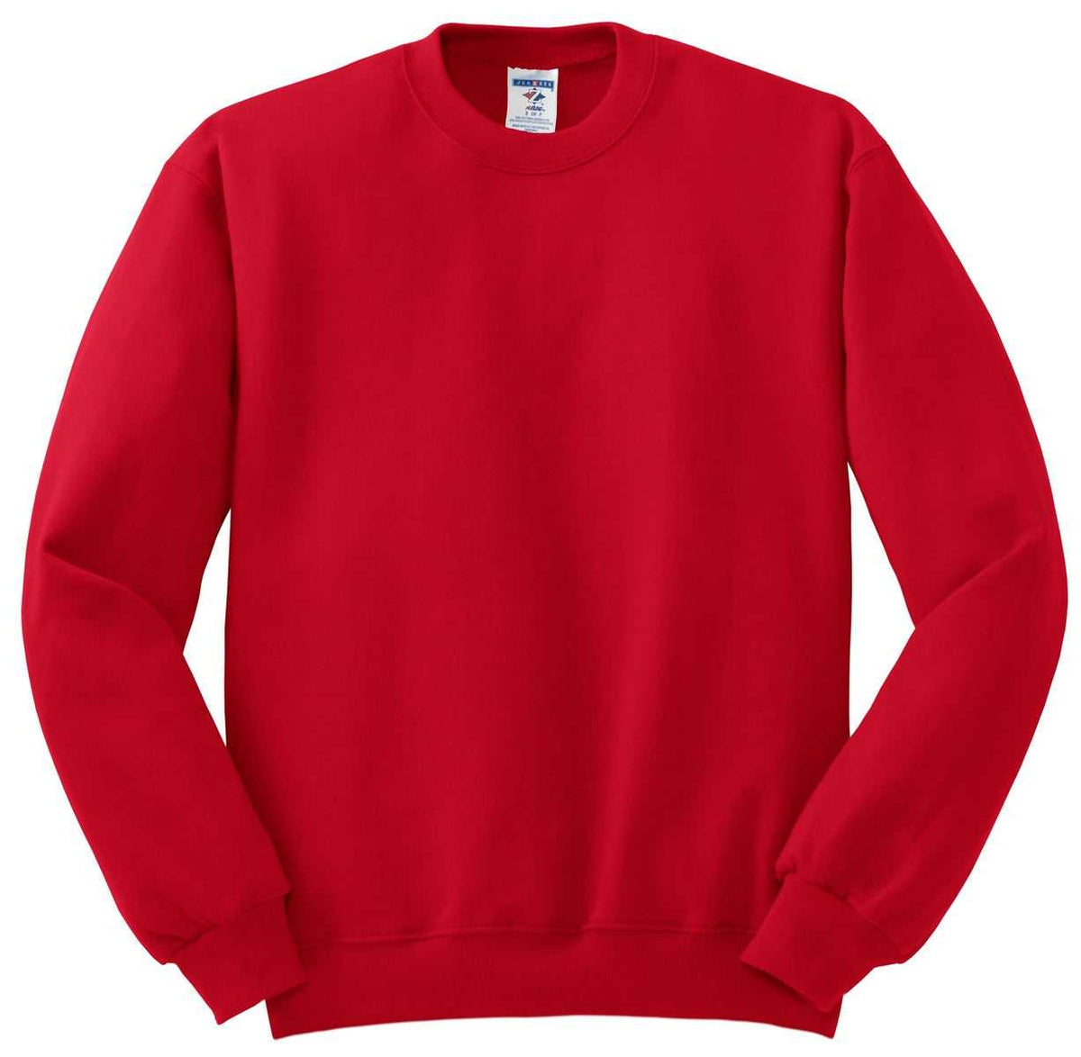 Jerzees 562M Nublend Crewneck Sweatshirt - True Red - HIT a Double