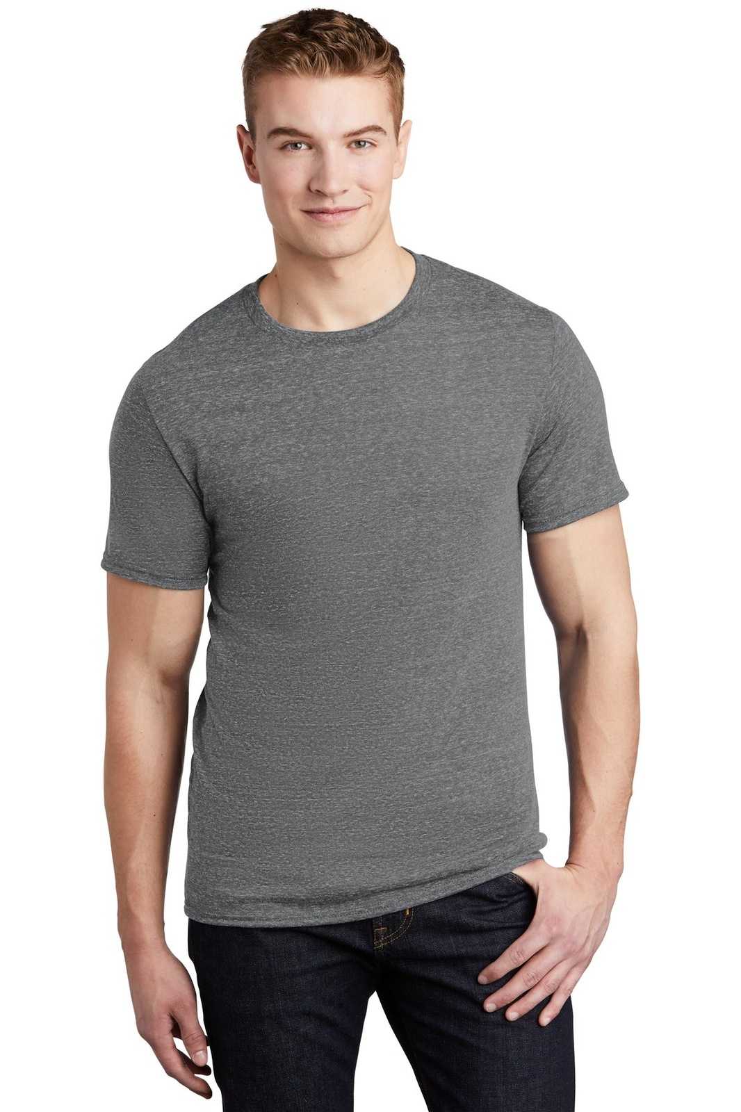 Jerzees 88M Snow Heather Jersey T-Shirt - Charcoal - HIT a Double