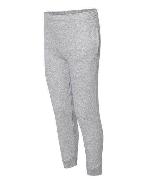 Jerzees 975YR Youth NuBlend Jogger Fleece Pants - Athletic Heather - HIT a Double