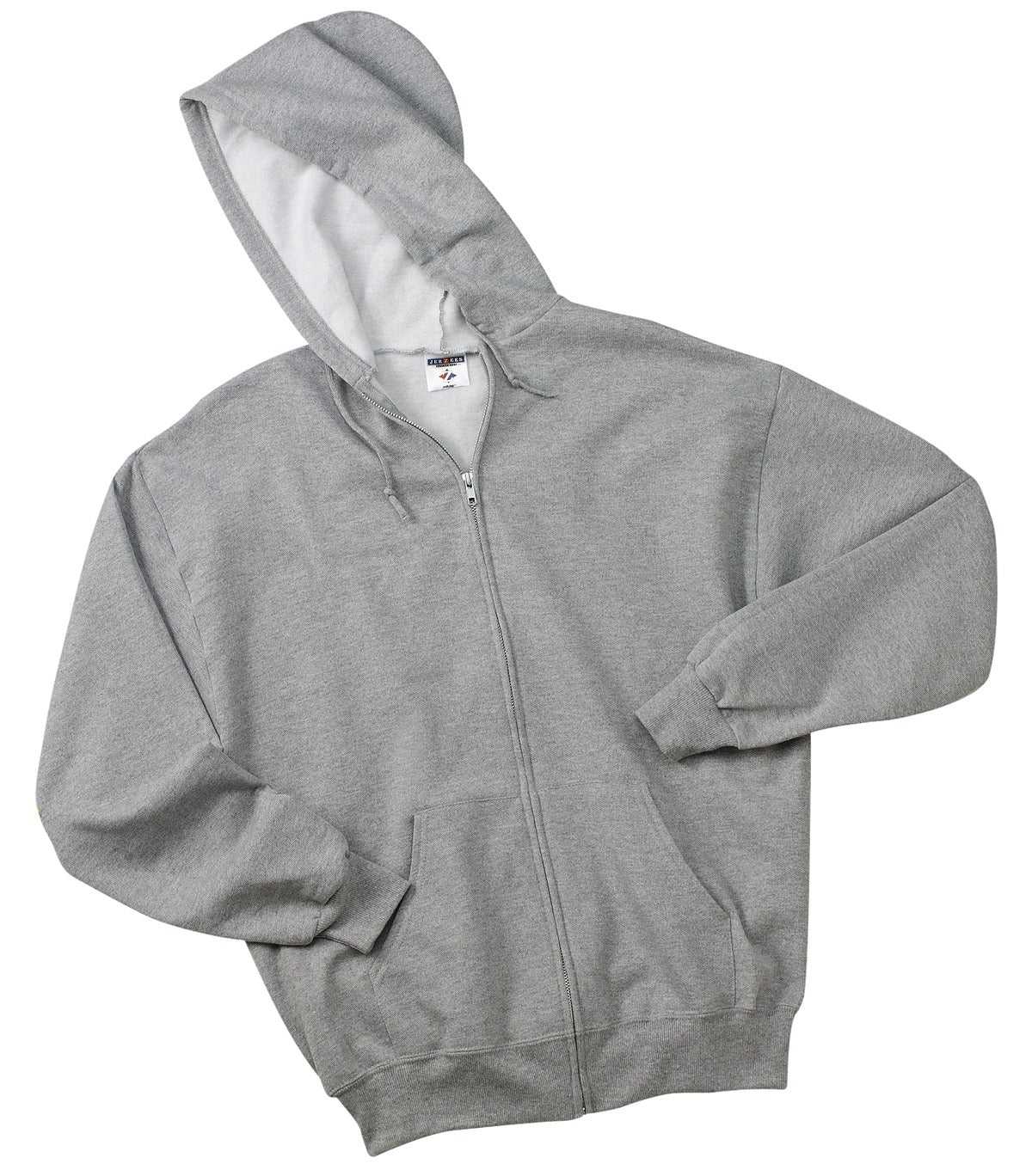 Jerzees 993M Nublend Full-Zip Hooded Sweatshirt - Oxford - HIT a Double