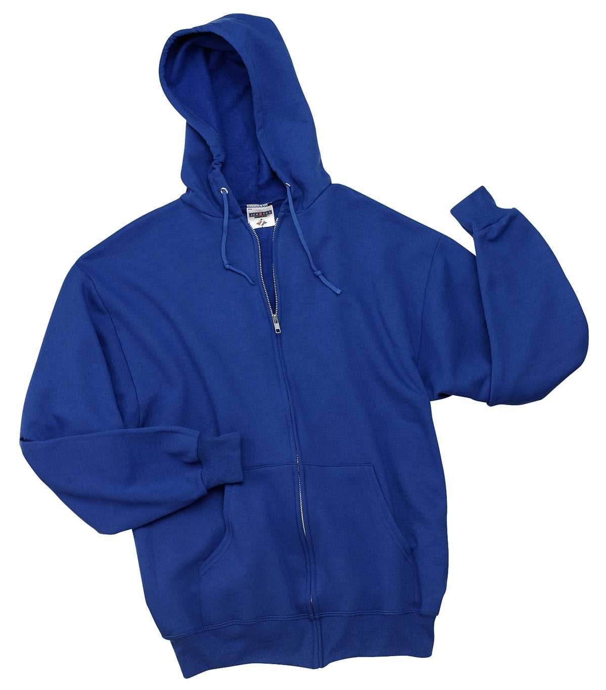 Jerzees 993M Nublend Full-Zip Hooded Sweatshirt - Royal - HIT a Double