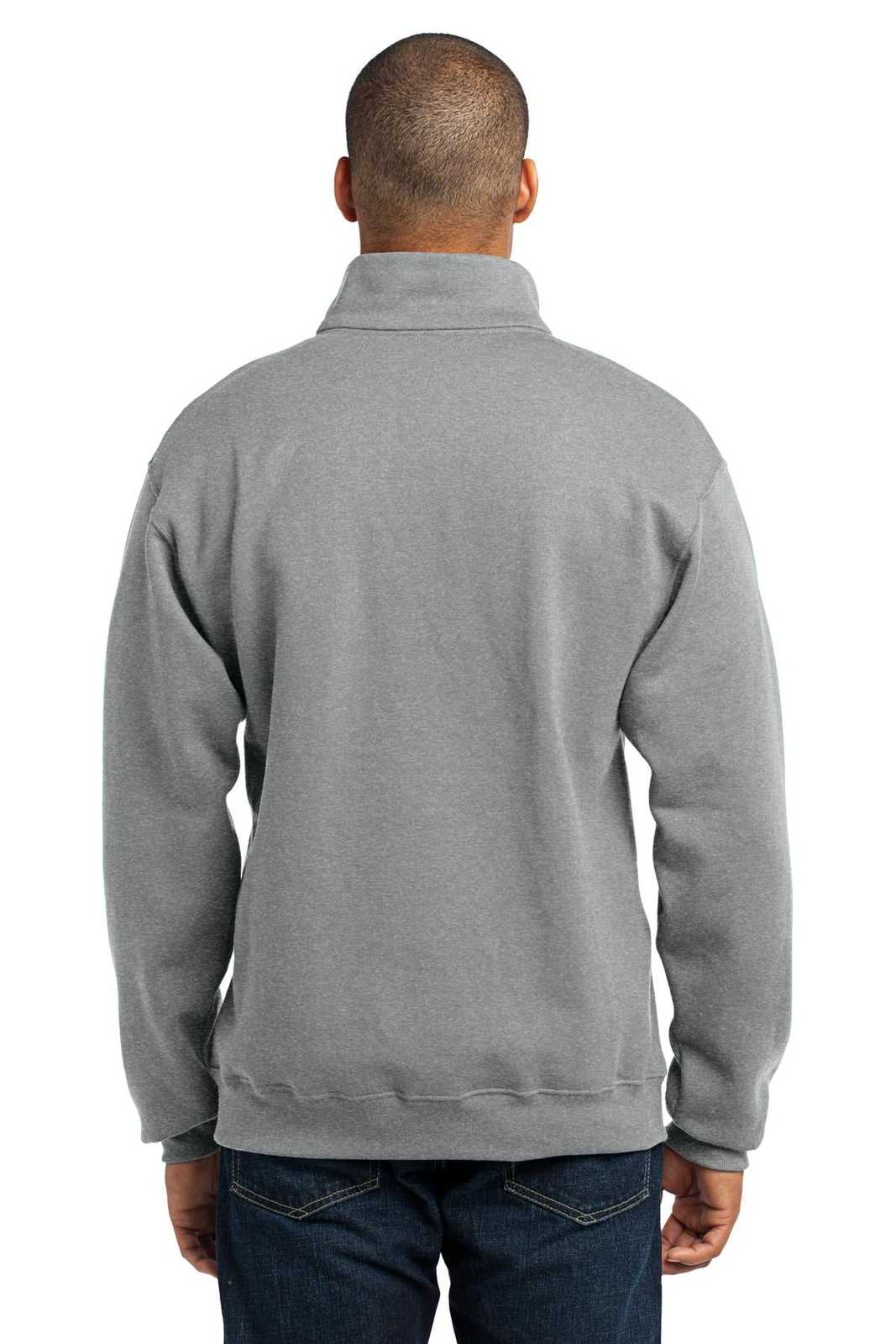 Jerzees 995M Nublend 1/4-Zip Cadet Collar Sweatshirt - Oxford - HIT a Double