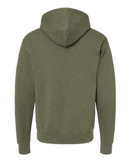 Jerzees 996MR NuBlend Hooded Sweatshirt - Military Green Heather - HIT a Double