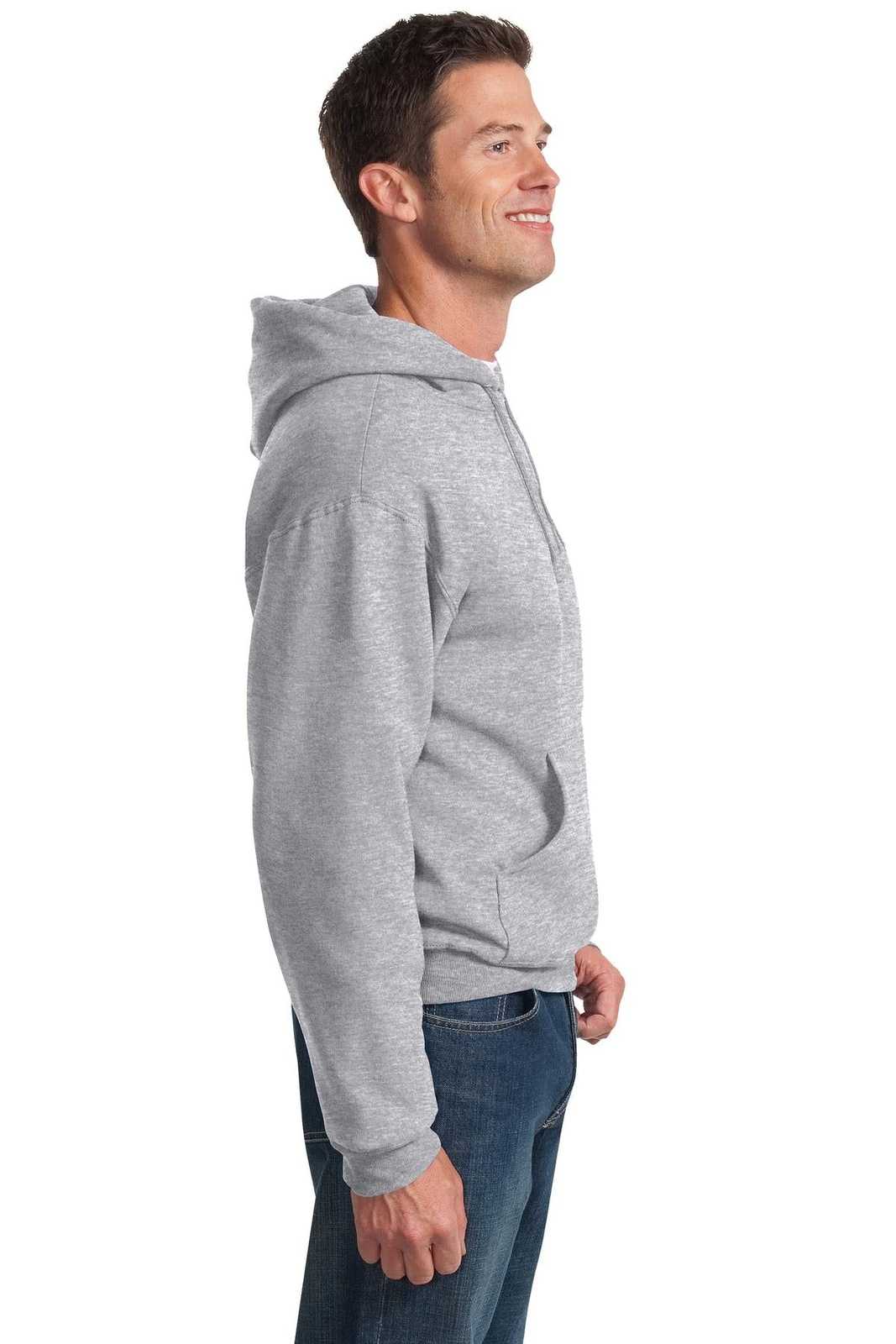 Jerzees 996MR NuBlend Pullover Hooded Sweatshirt - Athletic Heather - HIT a Double