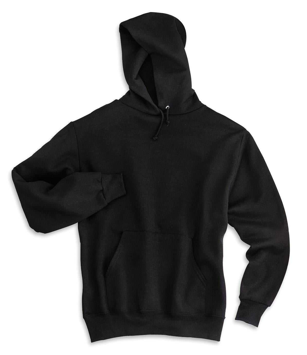 Jerzees 996MR NuBlend Pullover Hooded Sweatshirt - Black - HIT a Double