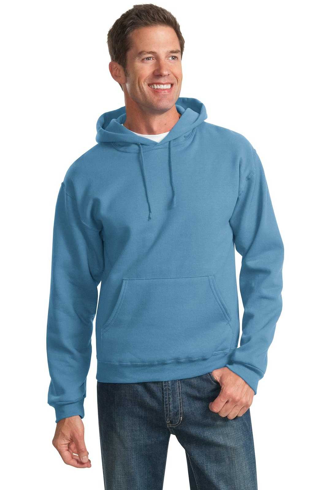 Jerzees 996MR NuBlend Pullover Hooded Sweatshirt - Columbia Blue - HIT a Double