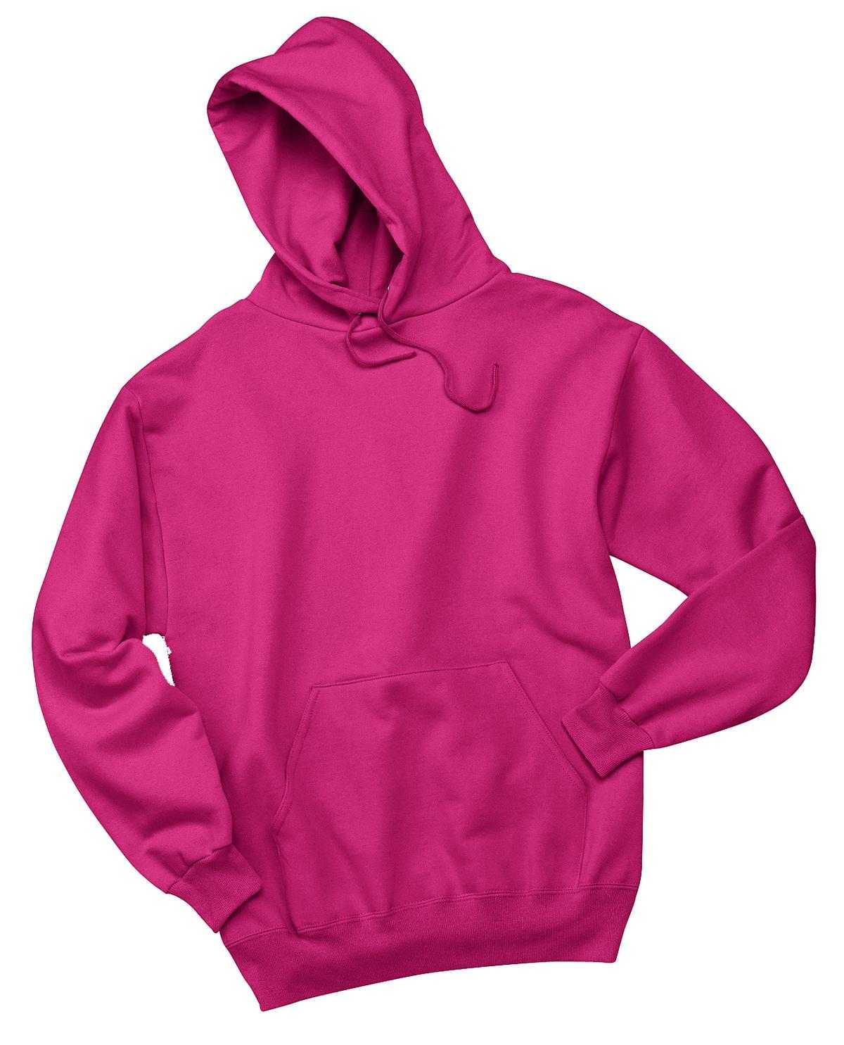 Jerzees 996MR NuBlend Pullover Hooded Sweatshirt - Cyber Pink - HIT a Double