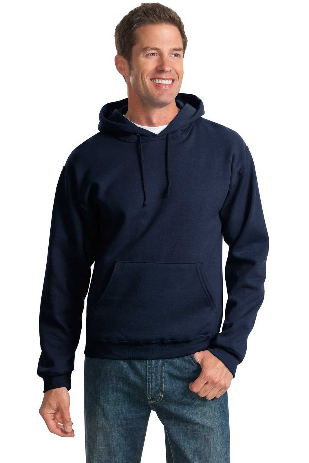 Jerzees 996MR NuBlend Pullover Hooded Sweatshirt - J. Navy - HIT a Double
