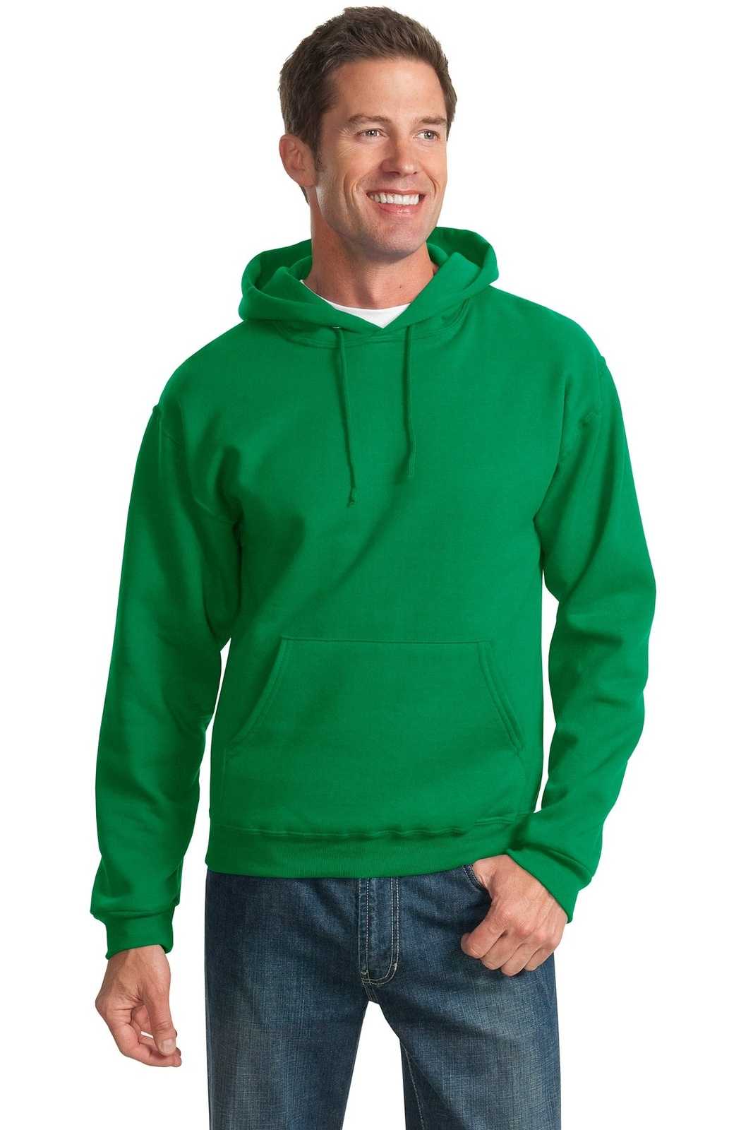 Jerzees 996MR NuBlend Pullover Hooded Sweatshirt - Kelly - HIT a Double