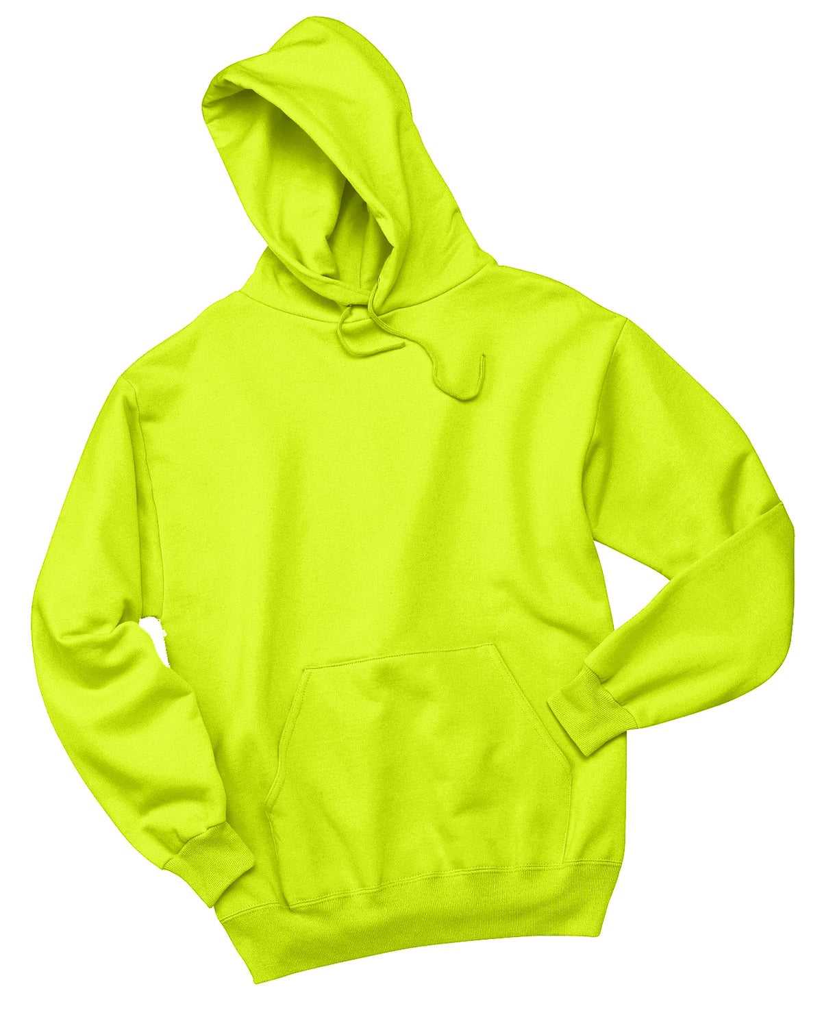 Jerzees 996MR NuBlend Pullover Hooded Sweatshirt - Safety Green - HIT a Double