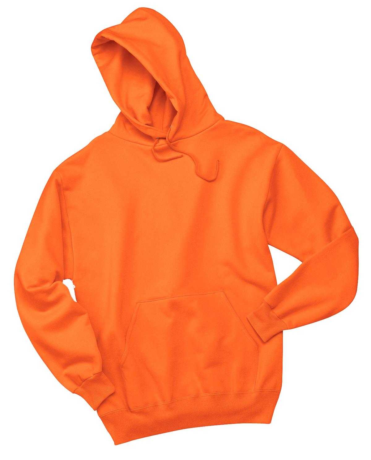 Jerzees 996MR NuBlend Pullover Hooded Sweatshirt - Safety Orange - HIT a Double