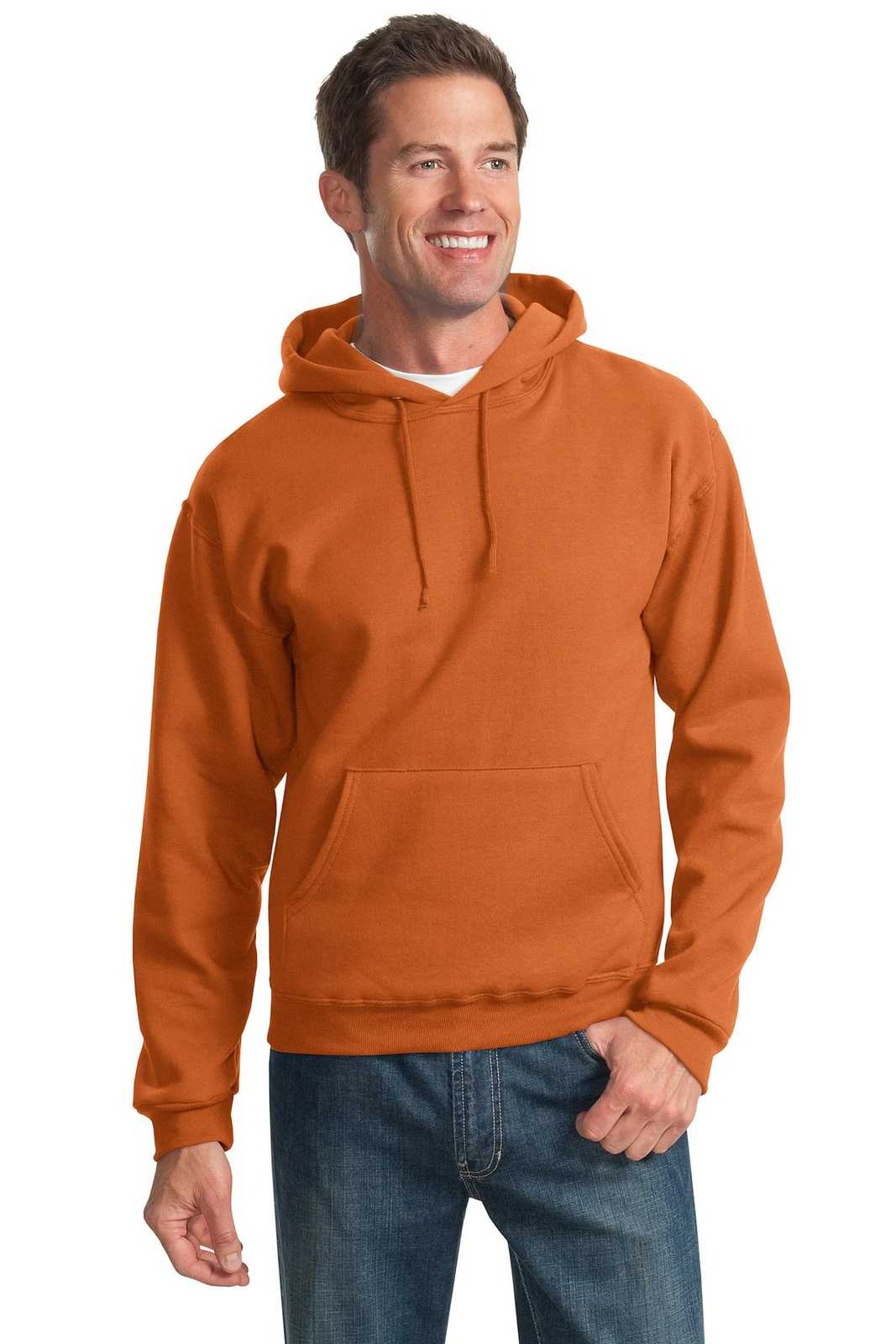 Jerzees 996MR NuBlend Pullover Hooded Sweatshirt - Texas Orange - HIT a Double