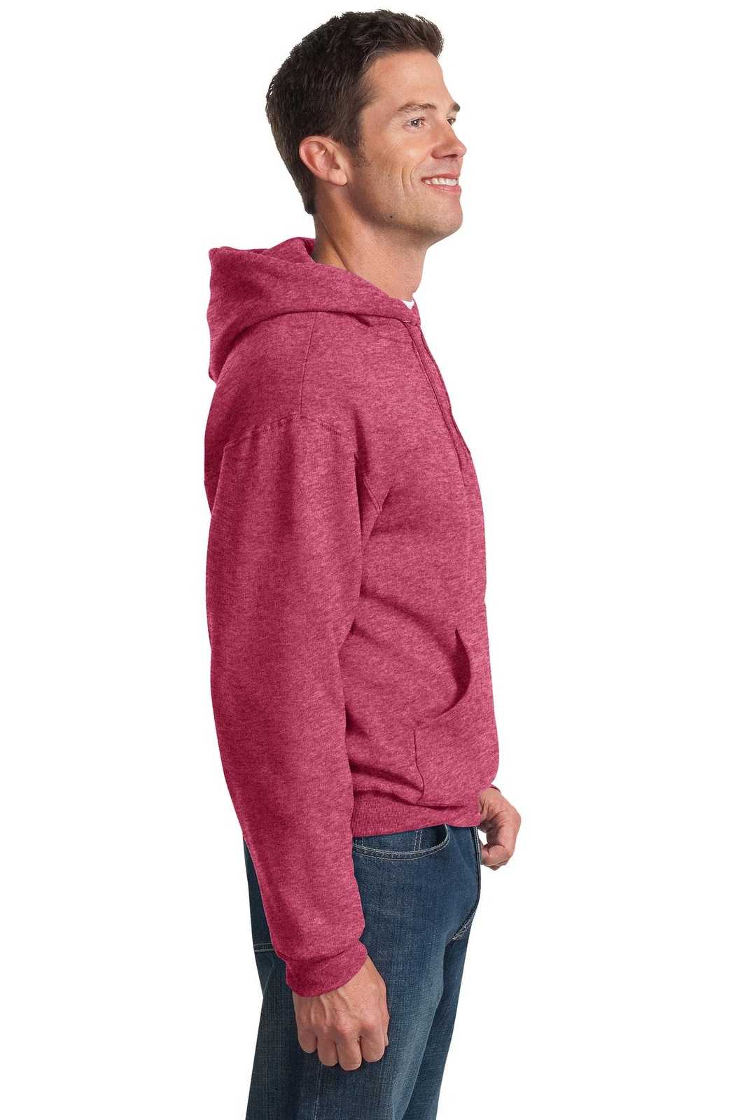 Jerzees 996MR NuBlend Pullover Hooded Sweatshirt - Vintage Heather Red - HIT a Double