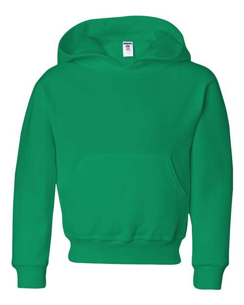 Jerzees 996YR NuBlend Youth Hooded Sweatshirt - Kelly - HIT a Double