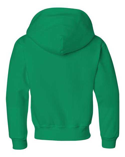 Jerzees 996YR NuBlend Youth Hooded Sweatshirt - Kelly - HIT a Double