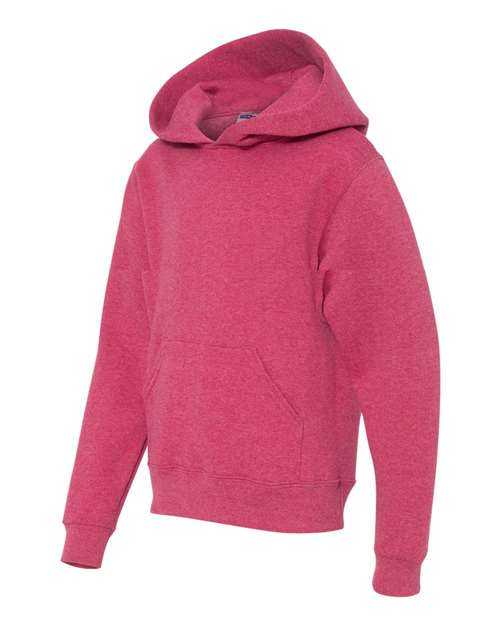 Jerzees 996YR NuBlend Youth Hooded Sweatshirt - Vintage Heather Red - HIT a Double