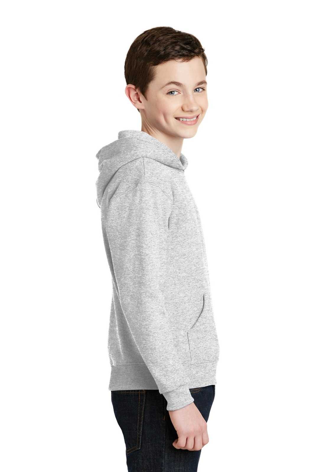 Jerzees 996Y Youth Nublend Pullover Hooded Sweatshirt - Ash - HIT a Double