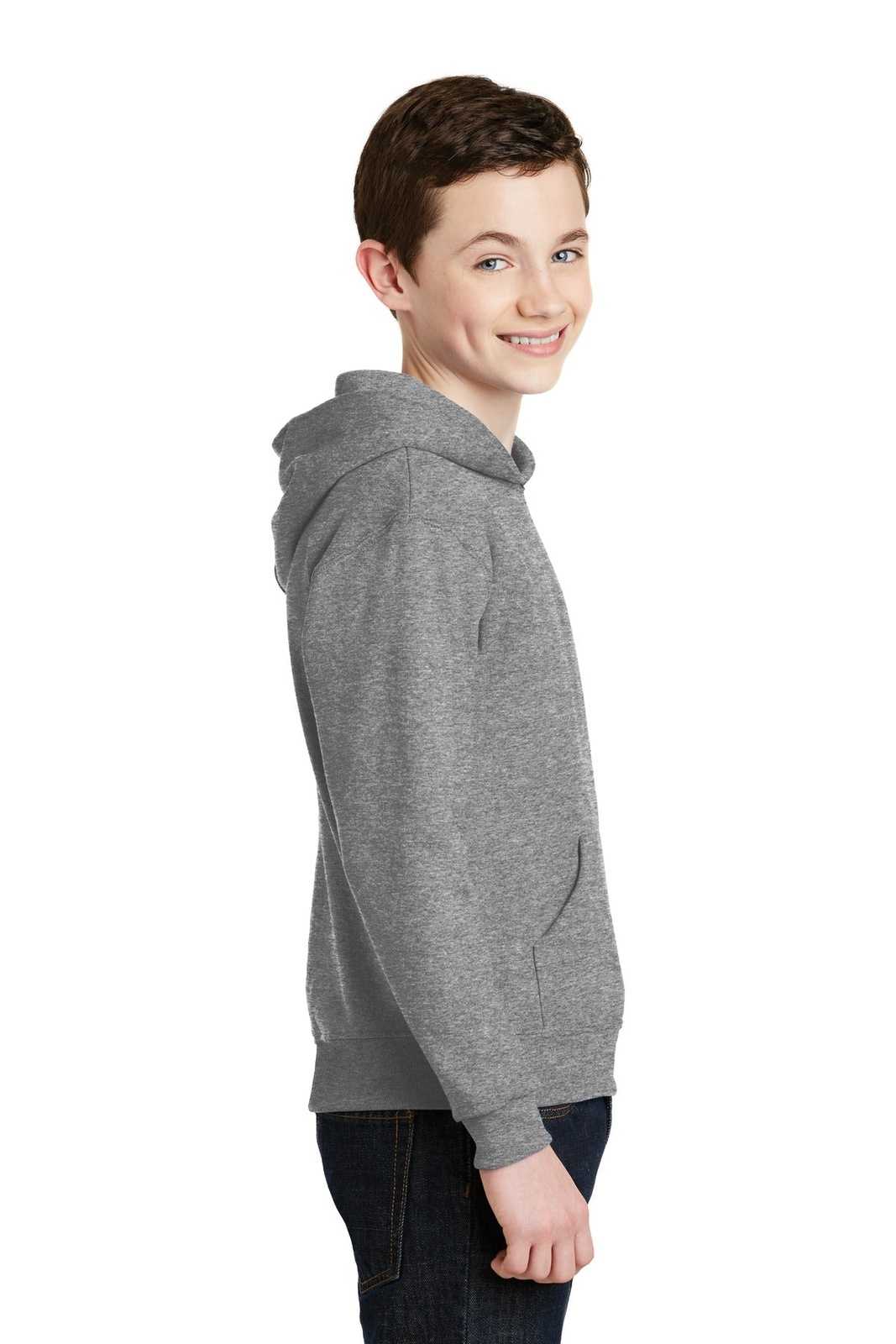 Jerzees 996Y Youth Nublend Pullover Hooded Sweatshirt - Oxford - HIT a Double
